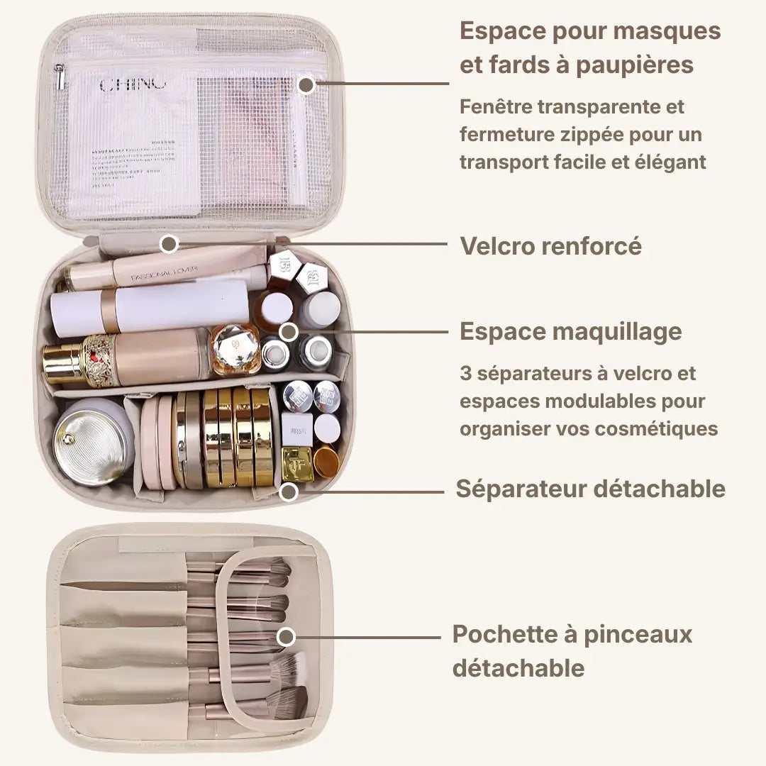 Trousse de maquillage pour des matins sereins