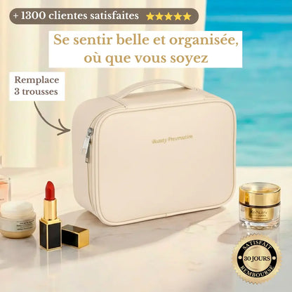 Trousse de voyage élégante et organisée