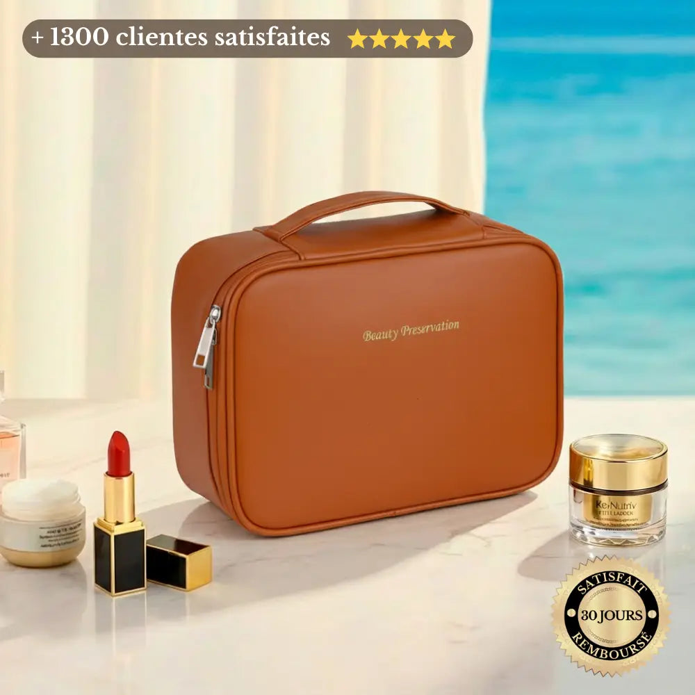 Trousse de voyage élégante et organisée