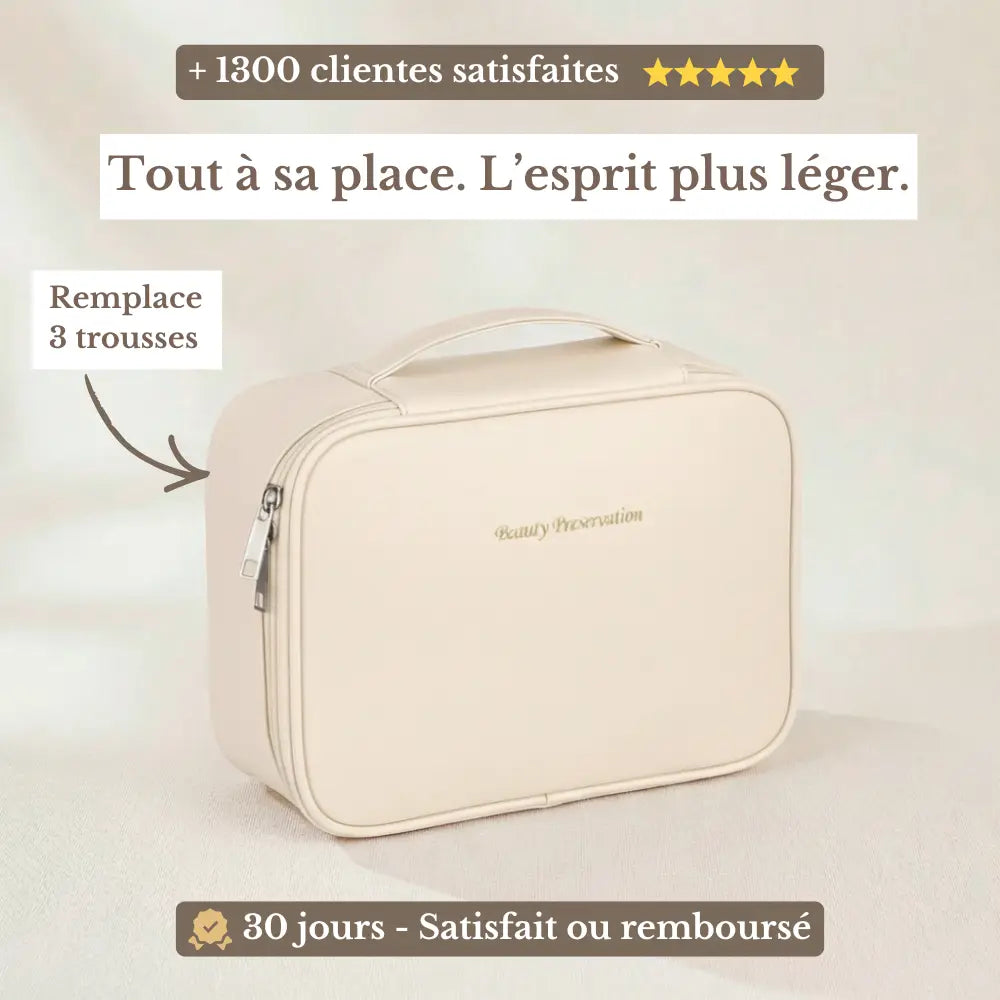 Trousse de maquillage pour des matins sereins