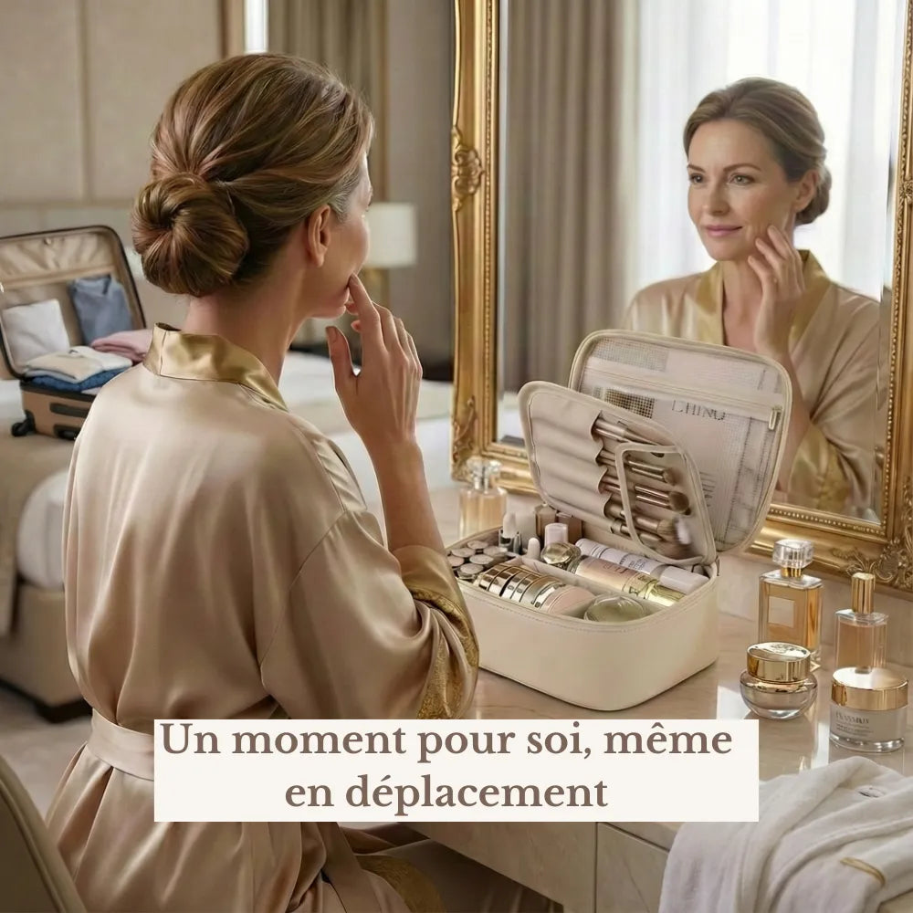 Trousse de voyage élégante et organisée