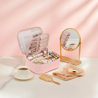 Trousse de maquillage élégante et compacte