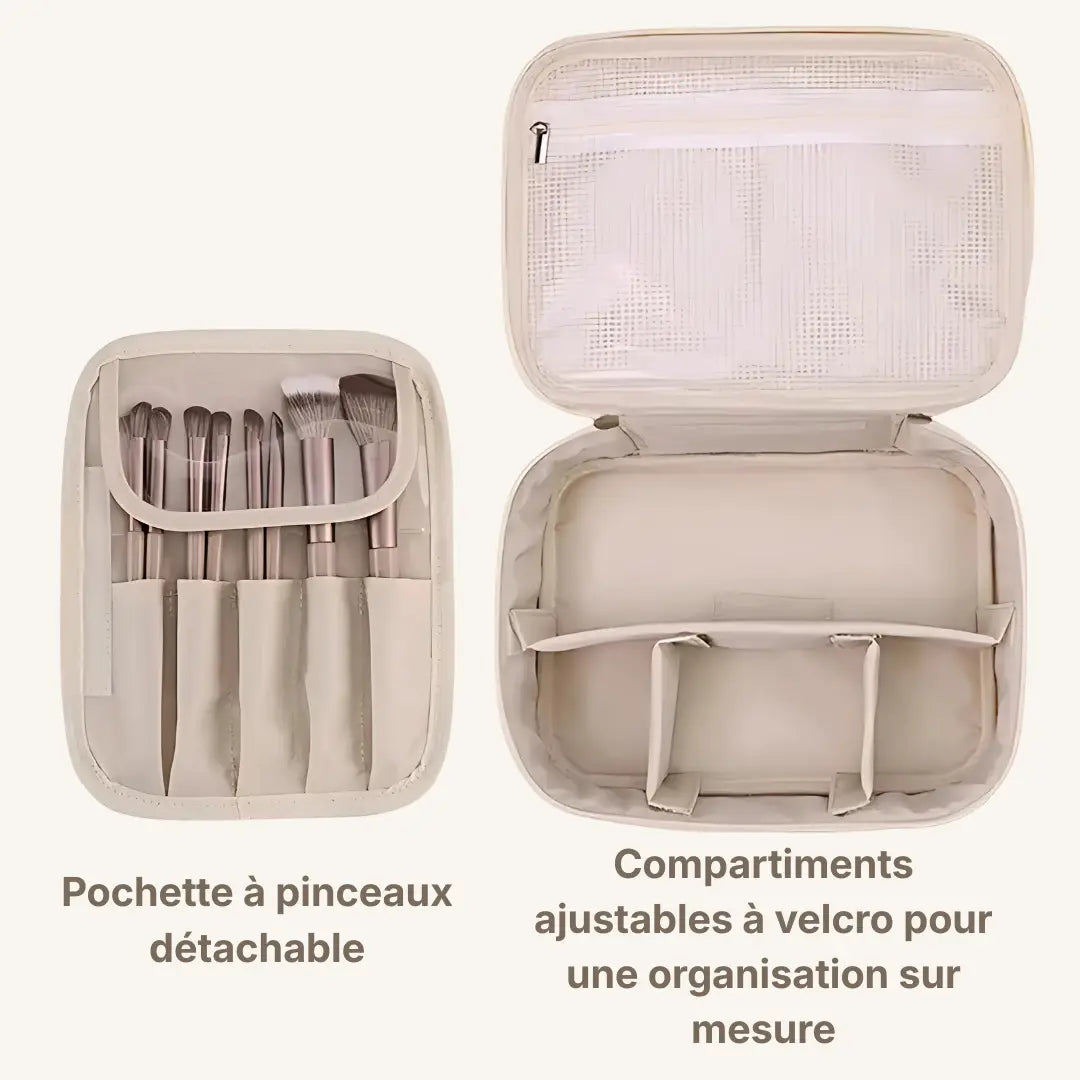 Trousse de voyage élégante et organisée
