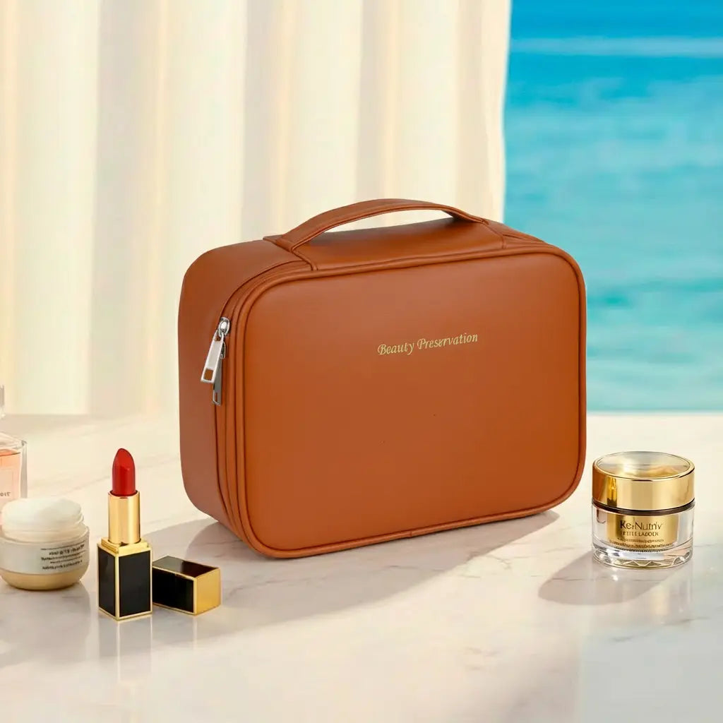 Trousse de voyage élégante et organisée