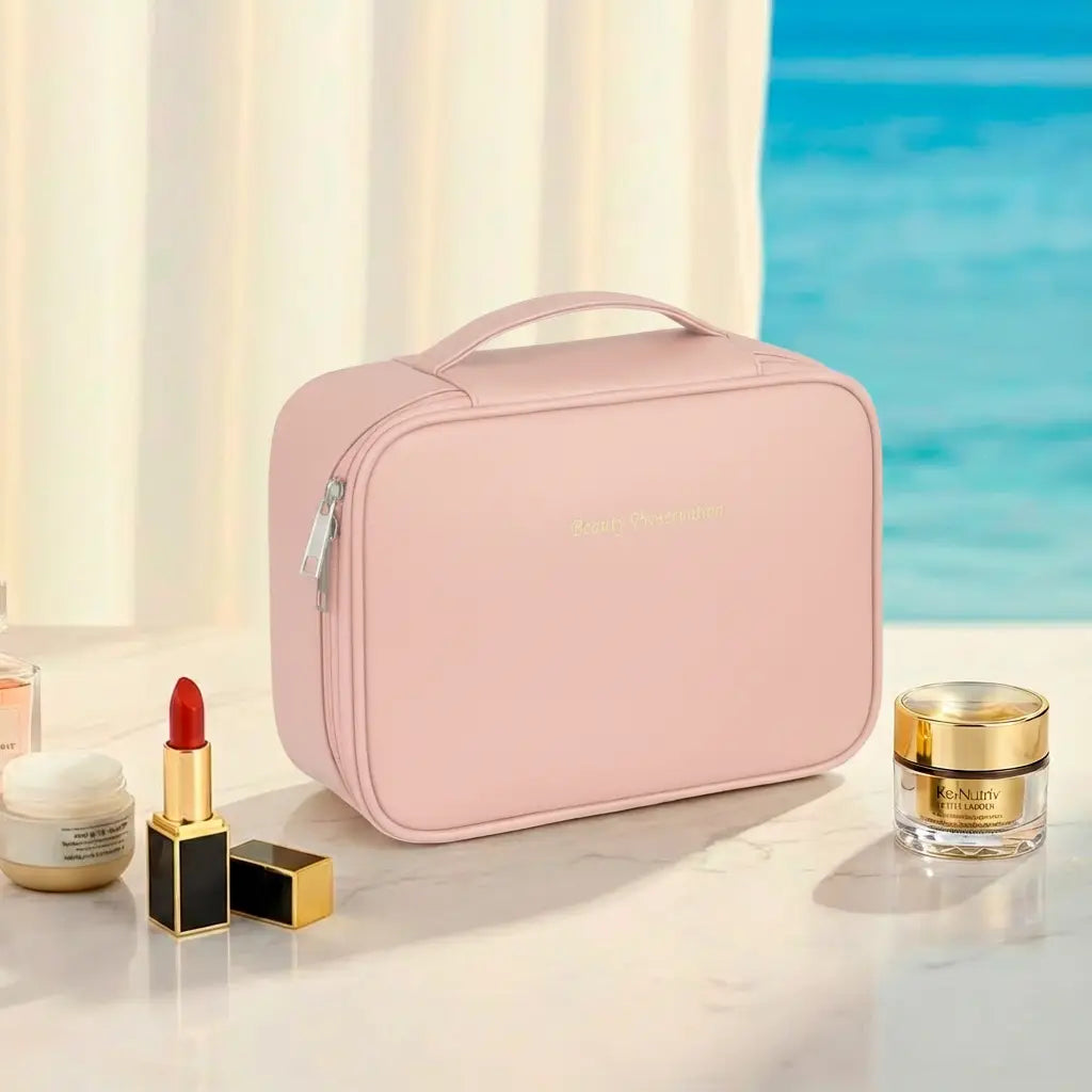 Trousse de voyage élégante et organisée