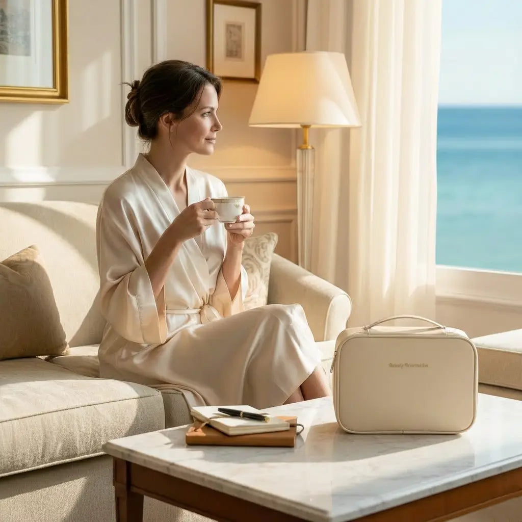 Trousse de voyage élégante et organisée