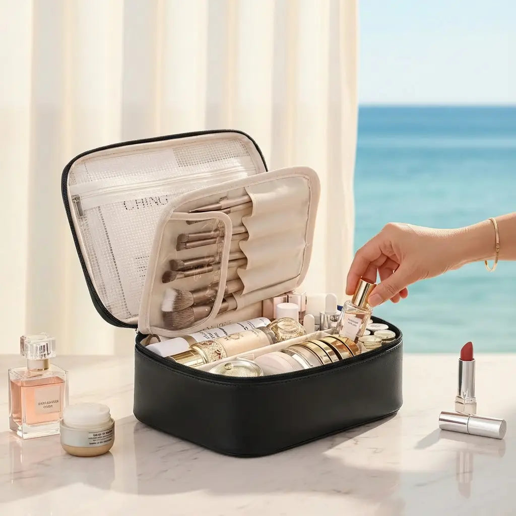 Trousse de voyage élégante et organisée