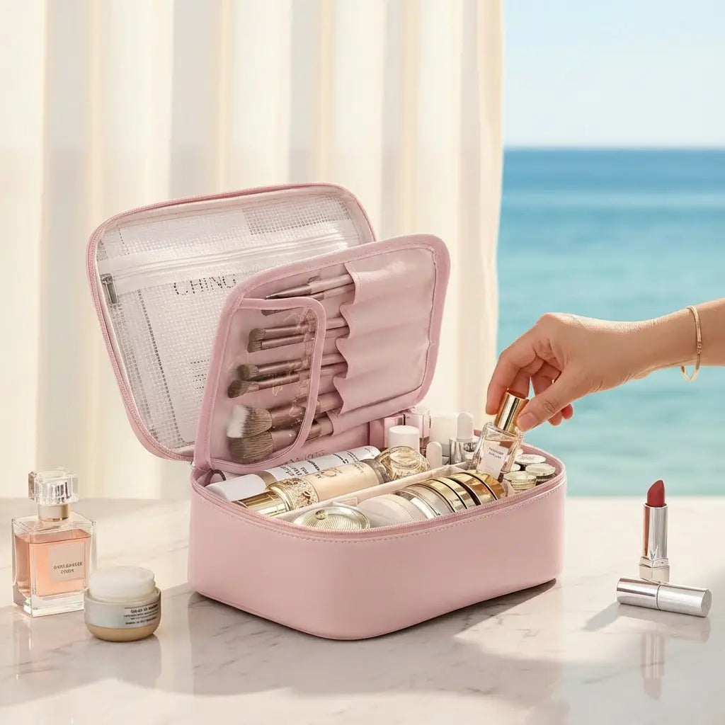 Trousse de voyage élégante et organisée